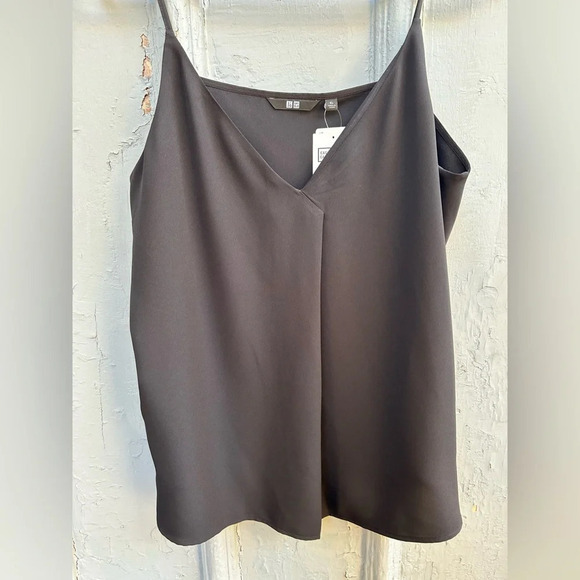 Uniqlo  Bundle x 2 Drape Camisole, BNWT, Orange/Black, size XL - Picture 5 of 11